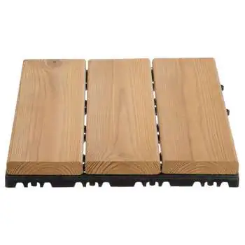 تایل ترموود 30*30 با چوب روسی ضخامت 19 میل و زیره پلاستیکی